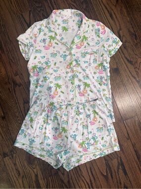 Roller Rabbit Pool Party Pajamas, Size Medium